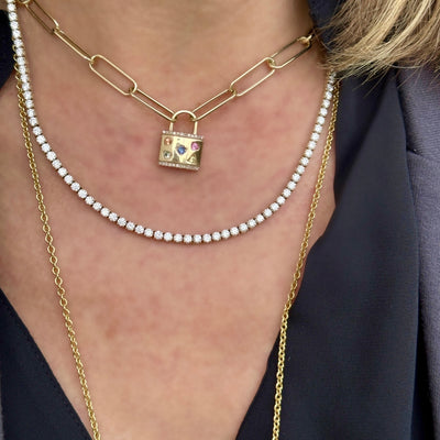 Tennis Necklace / 10 ctw