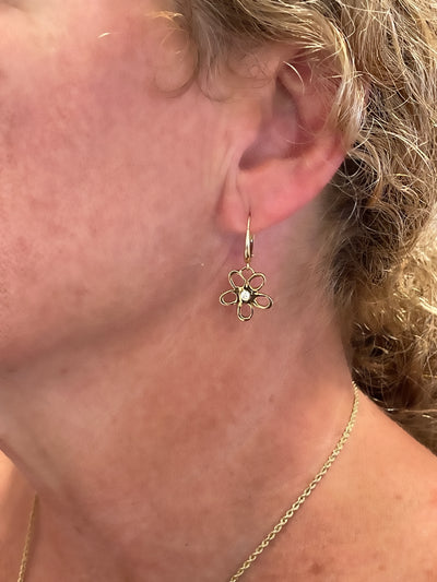 Gabby Diamond Hanging Earrings