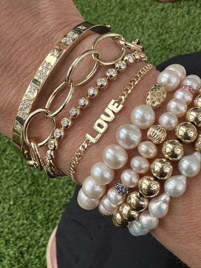 Love Curb Chain Bracelet