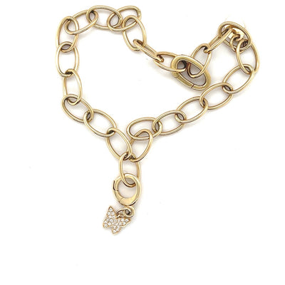 Diamond Mini Butterfly Charm