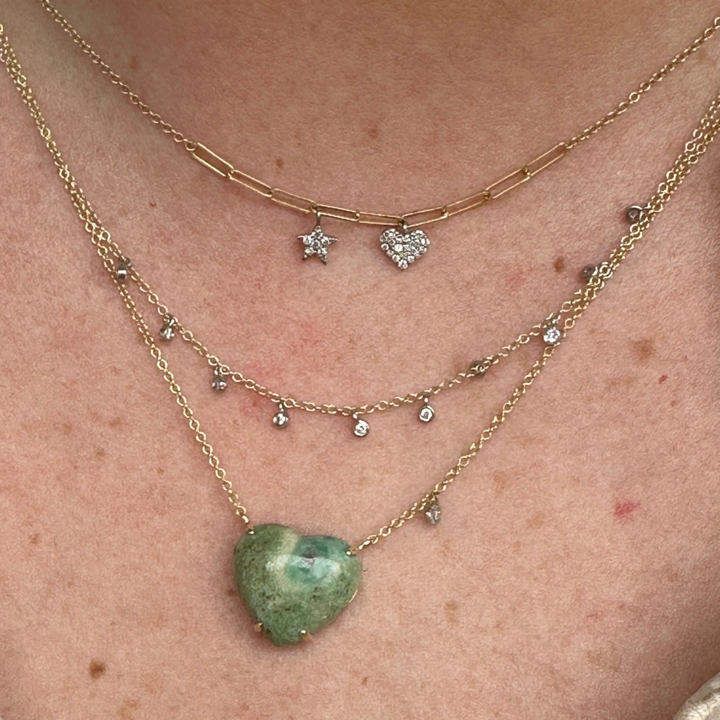 Mini Diamond Confetti Necklace