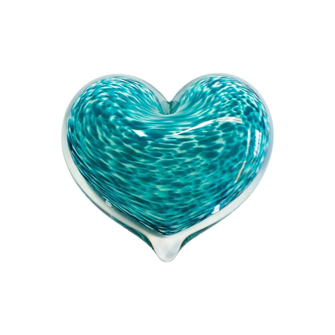 Heart Paperweight/Mint Julep
