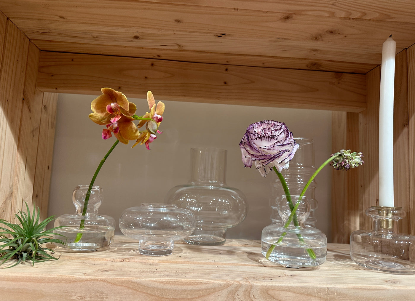 Flower Vase/ Clear