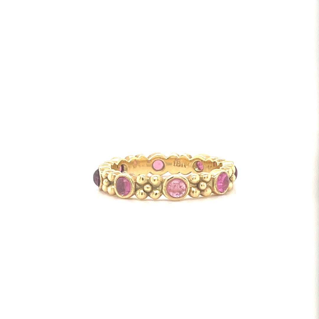 Cabochon Pink Sapphire Wildberry Band