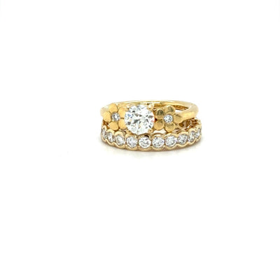 Cala Lily Ring in 18k Gold with Diamonds - Lauren Sigman Collection