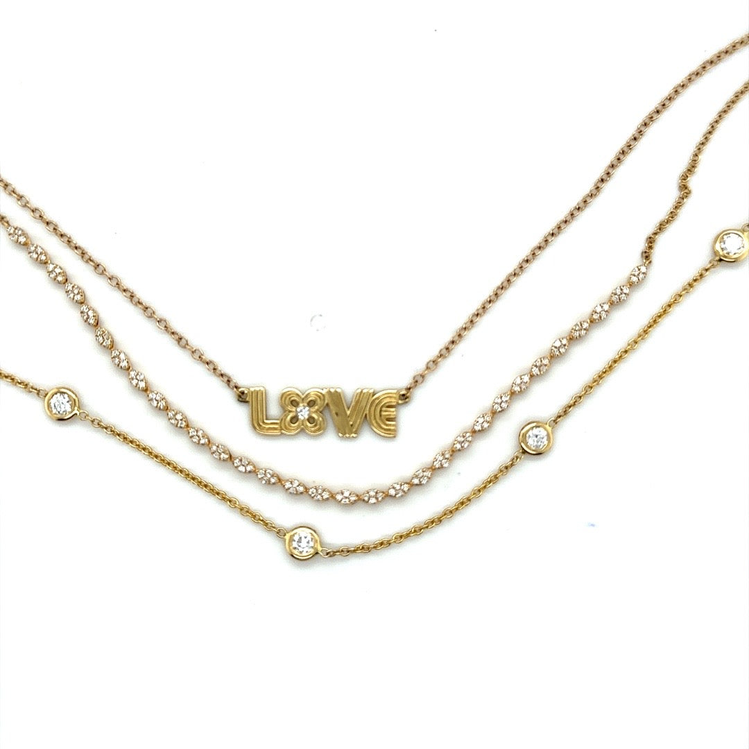 Mini Radiant Love Flower Necklace/Collaboration Piece