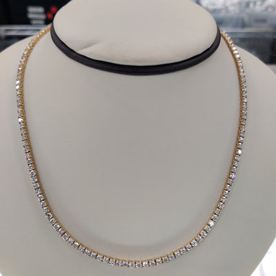 Tennis Necklace / 10 ctw