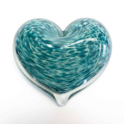 Heart Paperweight/Mint Julep
