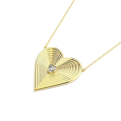 XL Radiant Heart Necklace