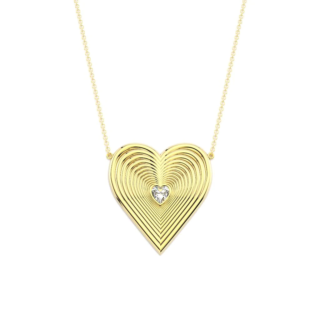 XL Radiant Heart Necklace
