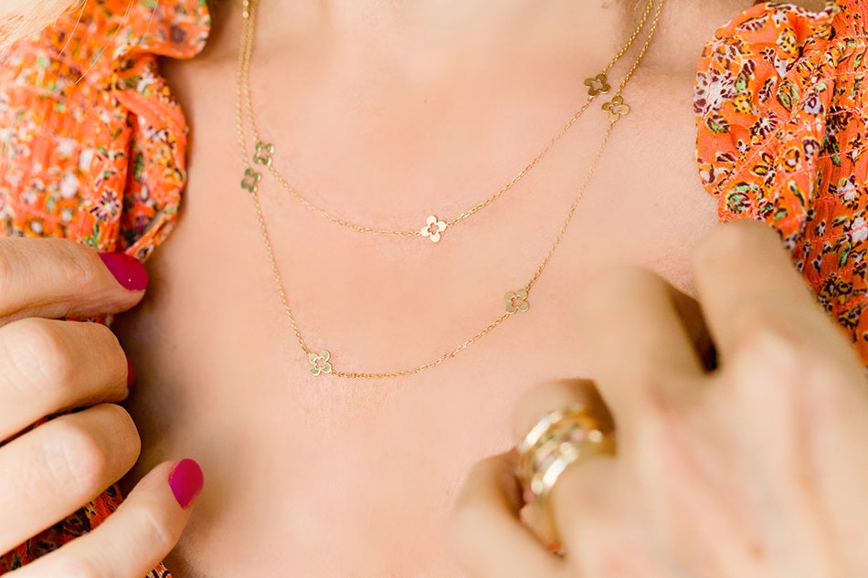 cute stack necklaces | Stacked necklaces, Stacked jewelry, Van cleef  necklace