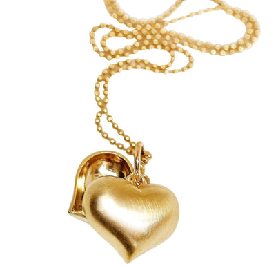 Puffy Split Heart Charm - Lauren Sigman Collection