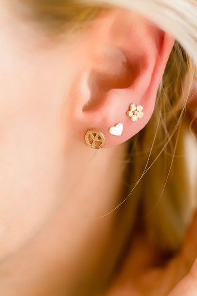 Gold Lilac Studs - Lauren Sigman Collection