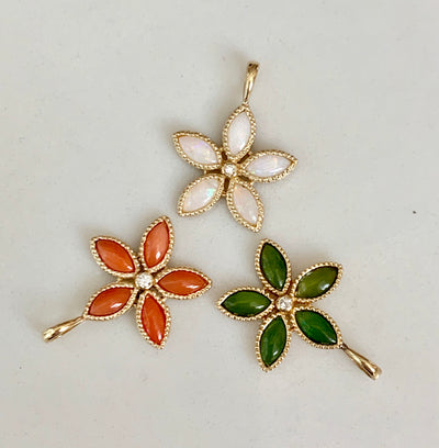 Amaryllis Pendant in Jade - Lauren Sigman Collection