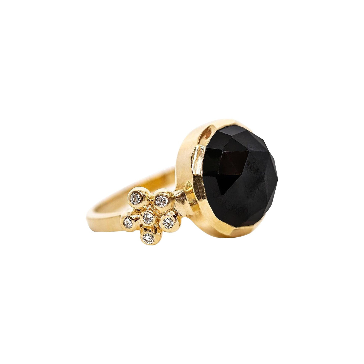 Gerber Ring with Black Spinel - Lauren Sigman Collection