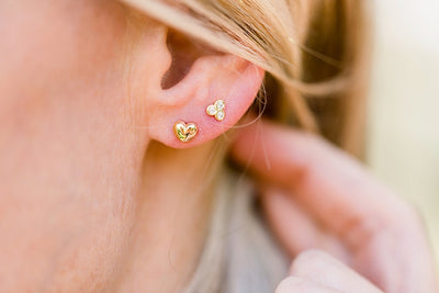 Trinity Diamond Stud Earrings - Lauren Sigman Collection