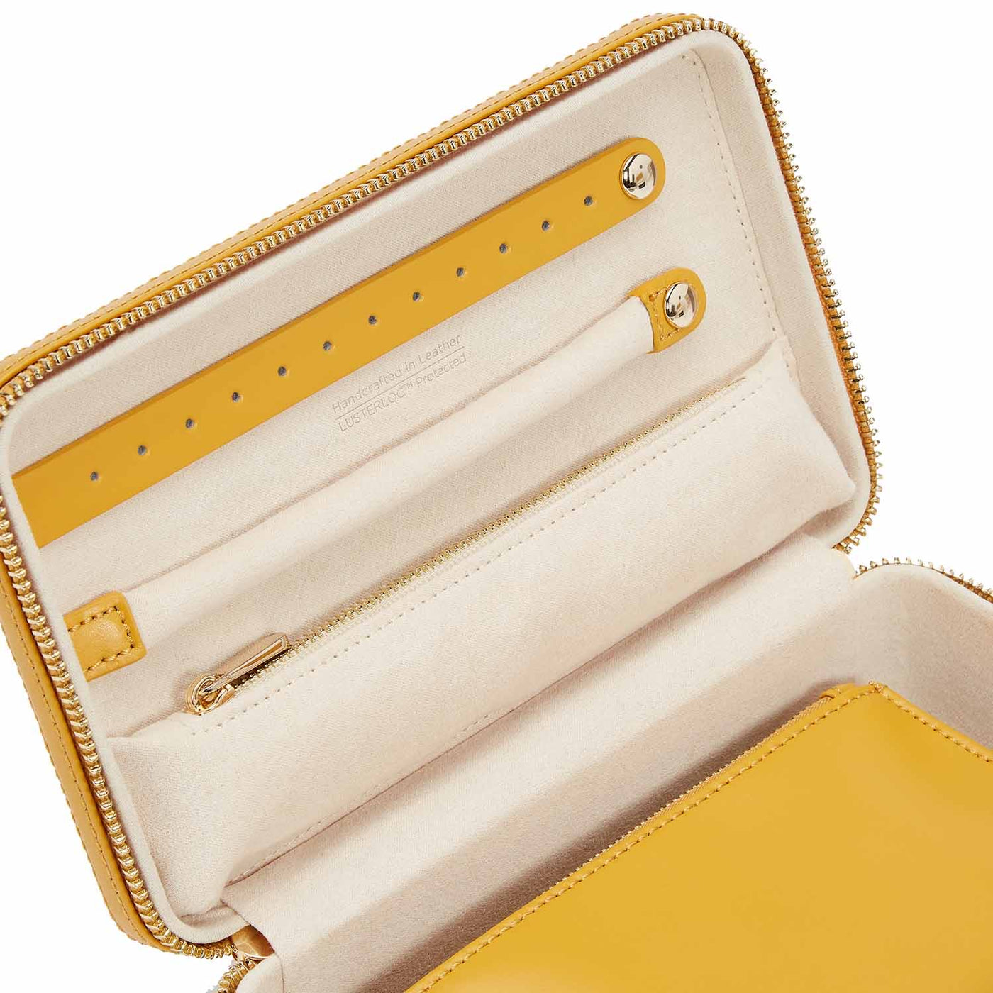 Maria Medium Zip Case (Mustard) - Lauren Sigman Collection