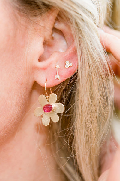 Trinity Diamond Stud Earrings - Lauren Sigman Collection