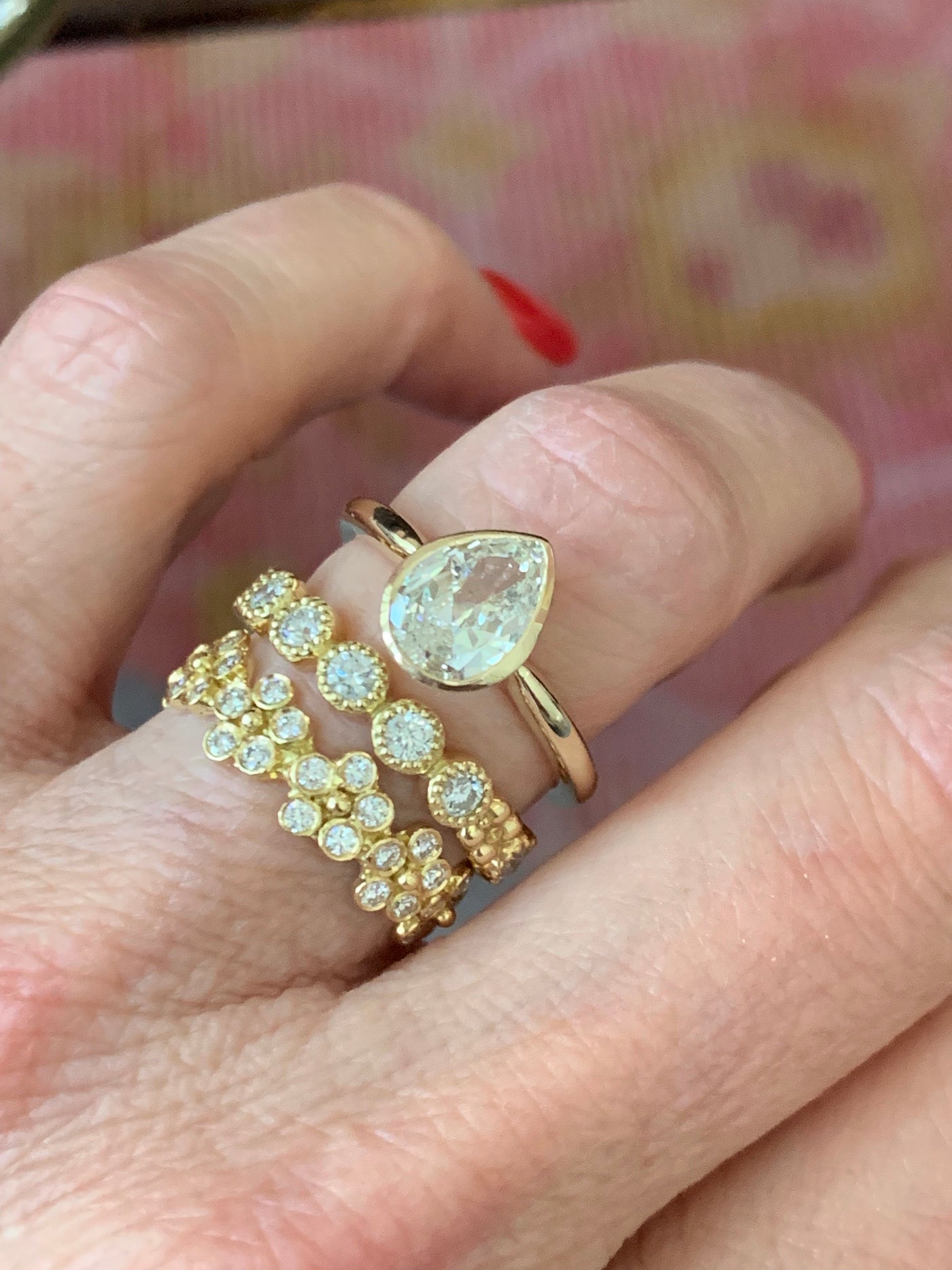 Jasmine Band in 18k Gold with Diamonds - Lauren Sigman Collection
