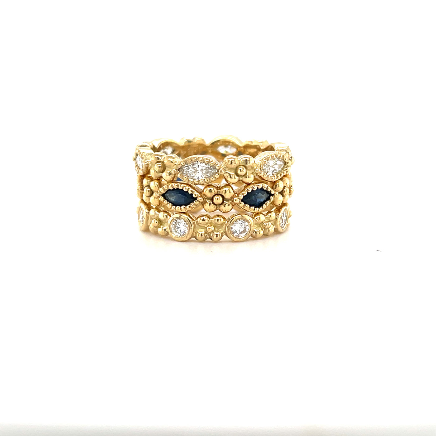 Wildberry Band in 18k Gold with Diamonds - Lauren Sigman Collection