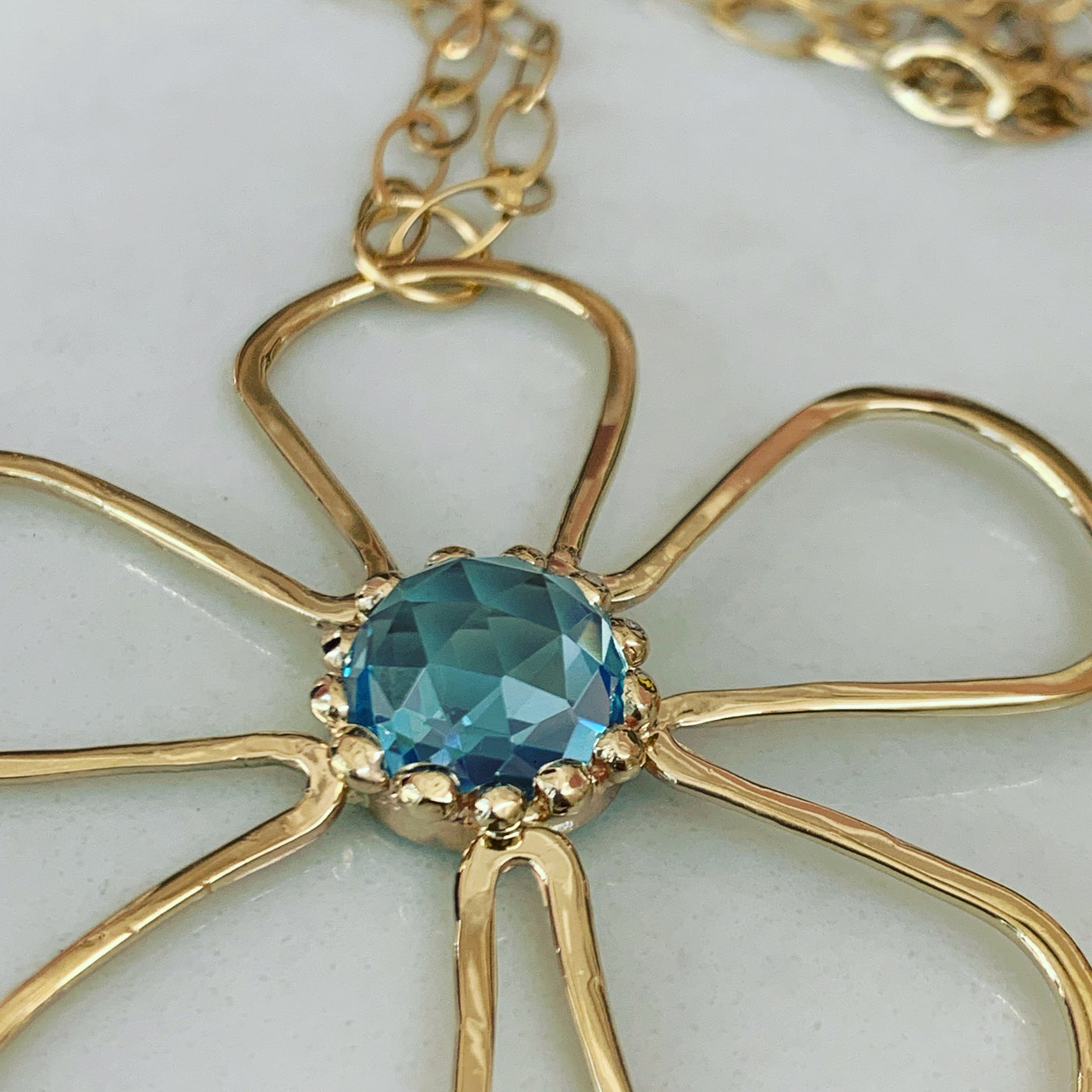 Sunflower Crown Pendant/Removable Clasp - Lauren Sigman Collection