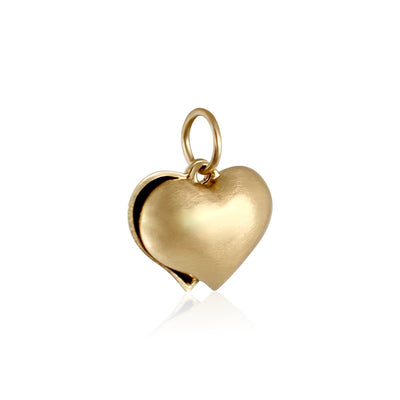 Puffy Split Heart Charm - Lauren Sigman Collection