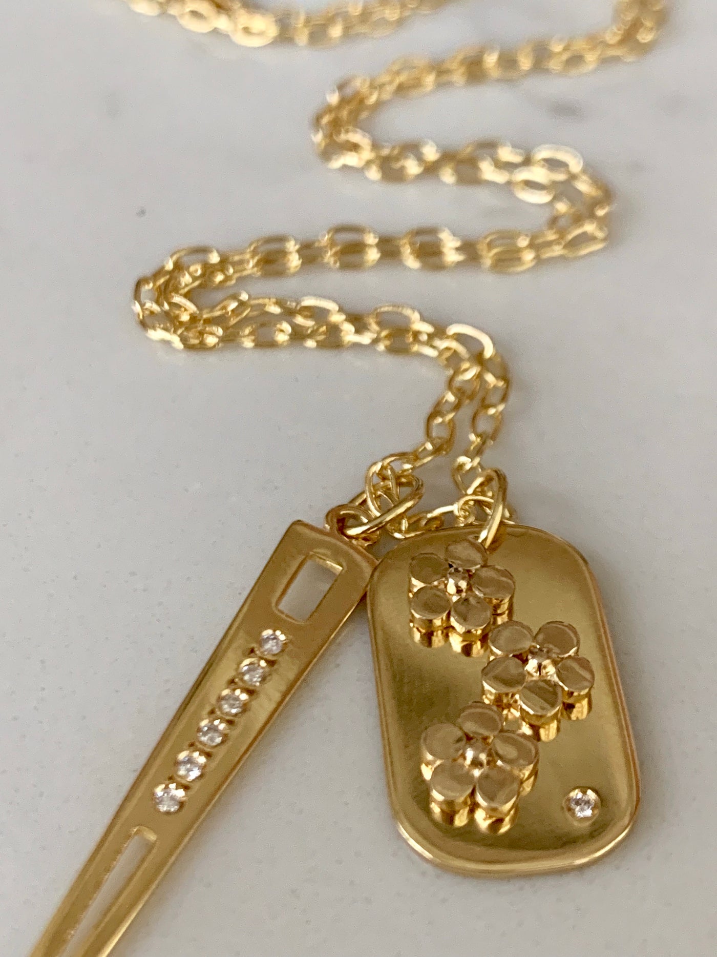 Diamond Dagger Pendant - Lauren Sigman Collection